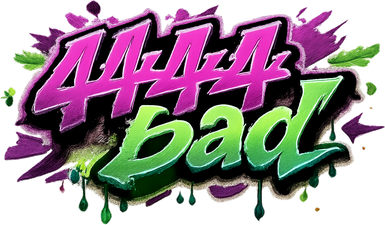 4444bad বাংলাদেশের গেমিং লোগো